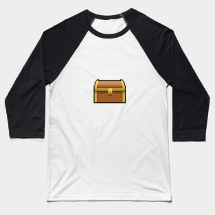 Treasure Chest Pixel Art Baseball T-Shirt